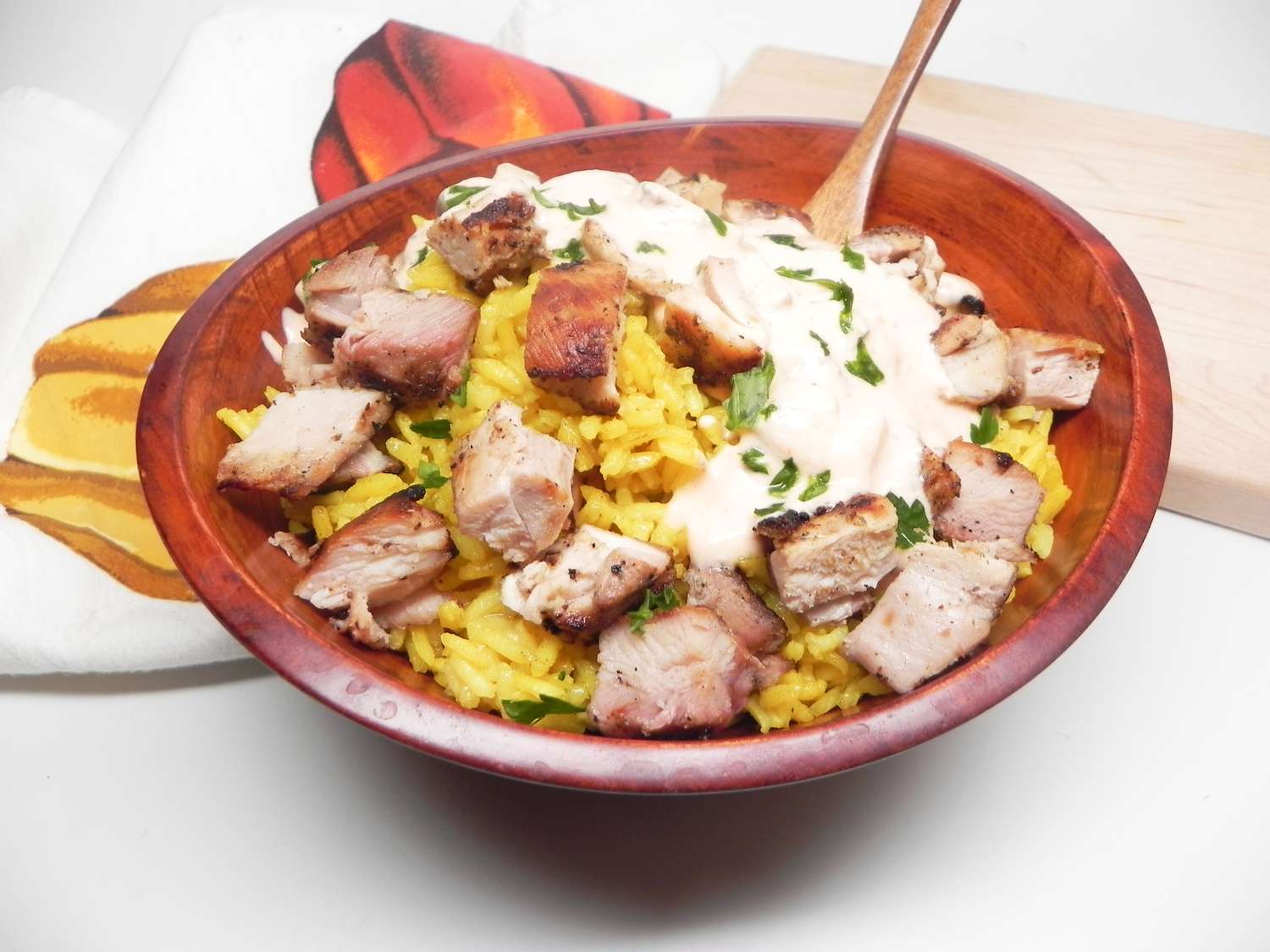Halal Cart Chicken and Rice Recipe