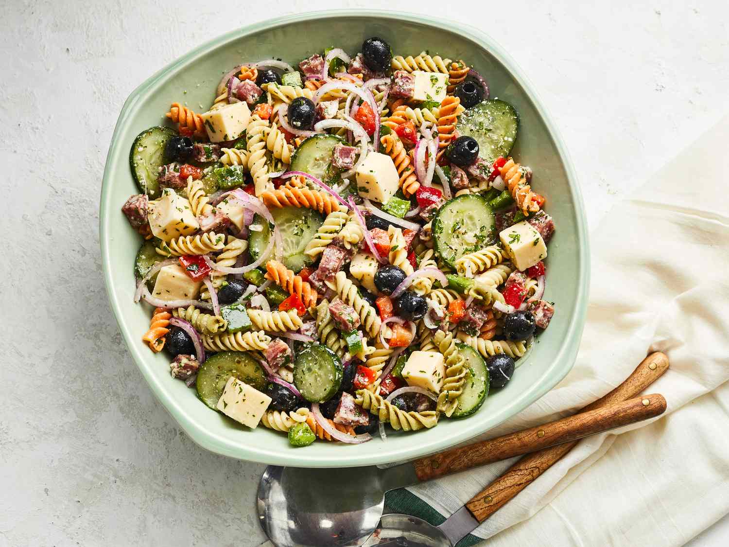 Pasta Salad with Homemade Dressing Recipe