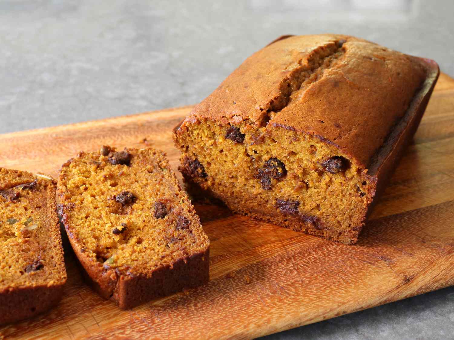 Chef John's Chocolate Chip Pumpkin Bread Recipe