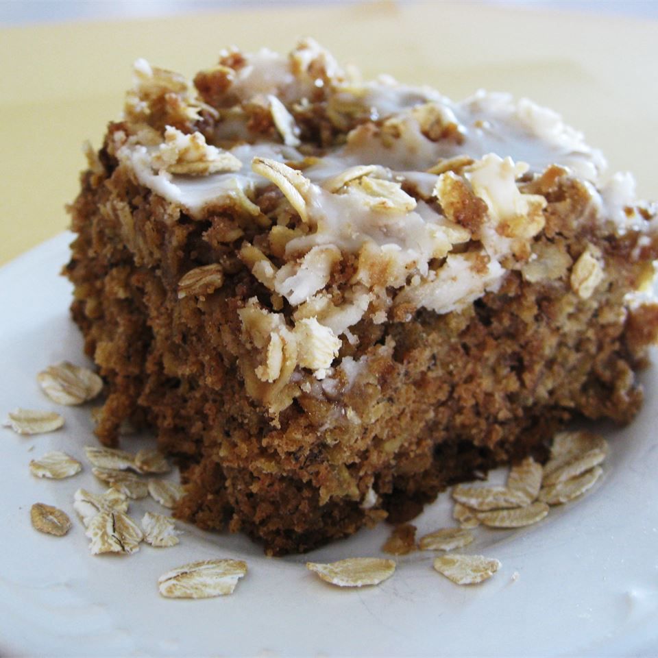 Banana Oatmeal Crumb Cake Recipe