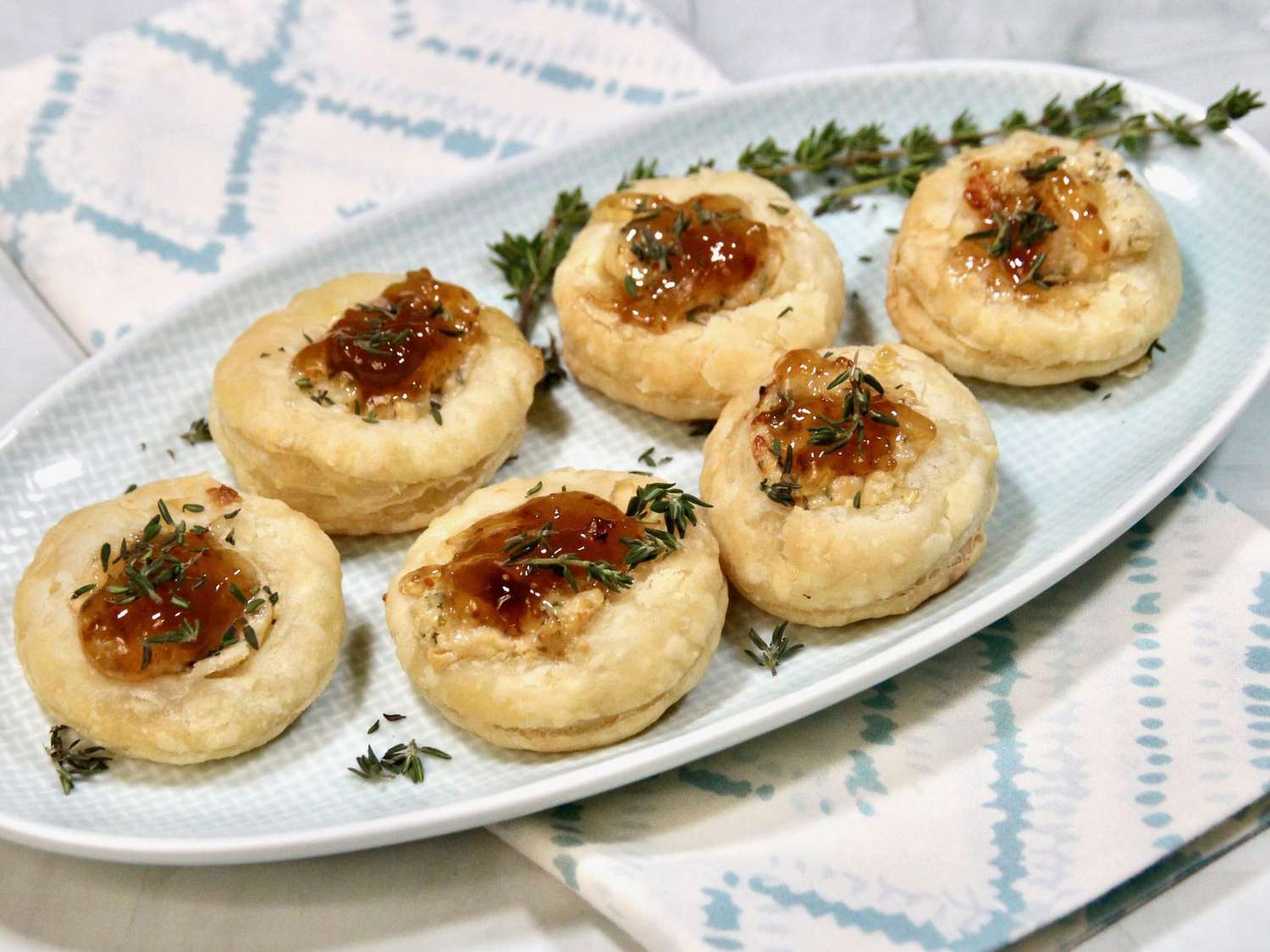 Cheese Fig Puff Pastry Bites Recipe