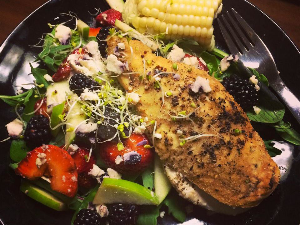Balsamic Goat Cheese Stuffed Chicken Breasts Recipe
