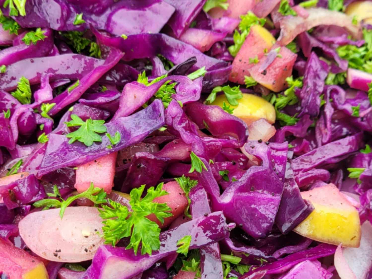 Warm Grilled Red Cabbage Slaw Recipe