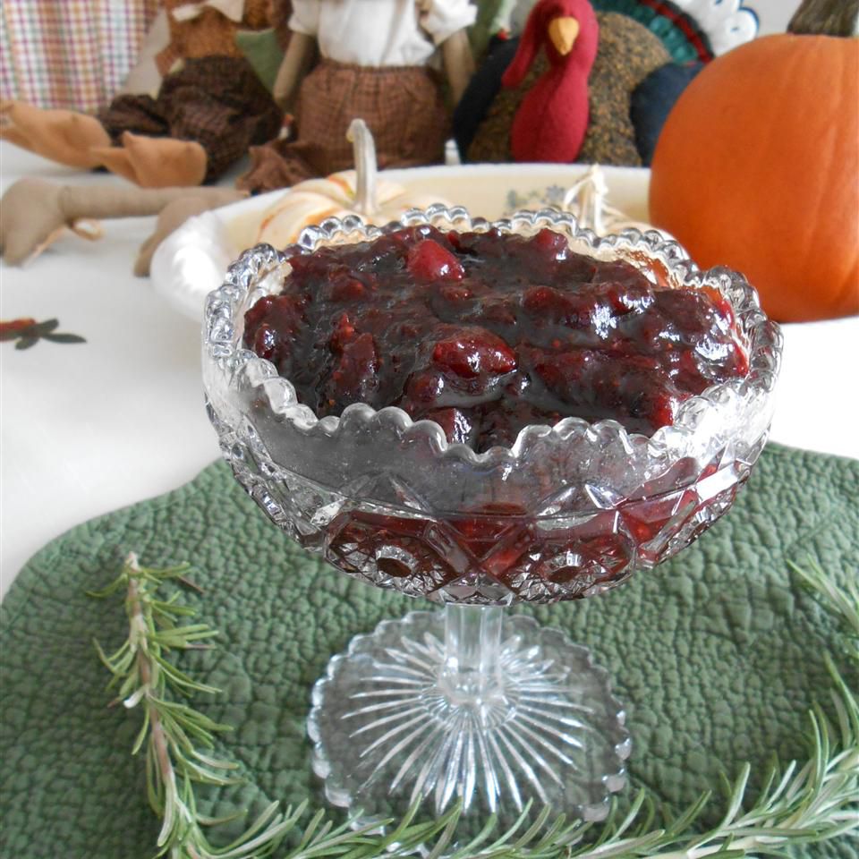 Fig and Rosemary Cranberry Sauce Recipe