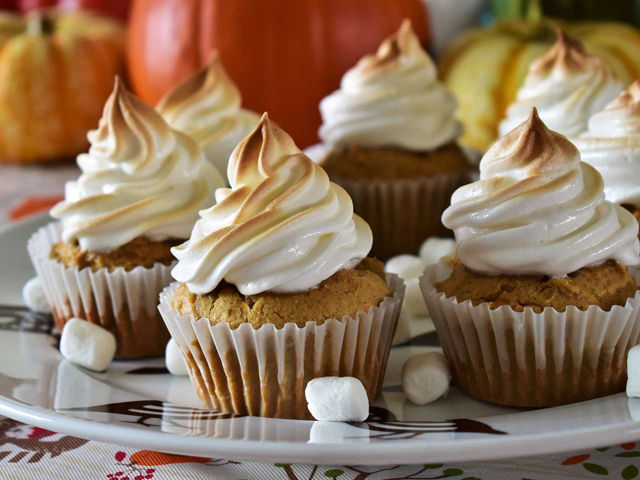 Sweet Potato Cupcakes with Toasted Marshmallow Frosting Recipe