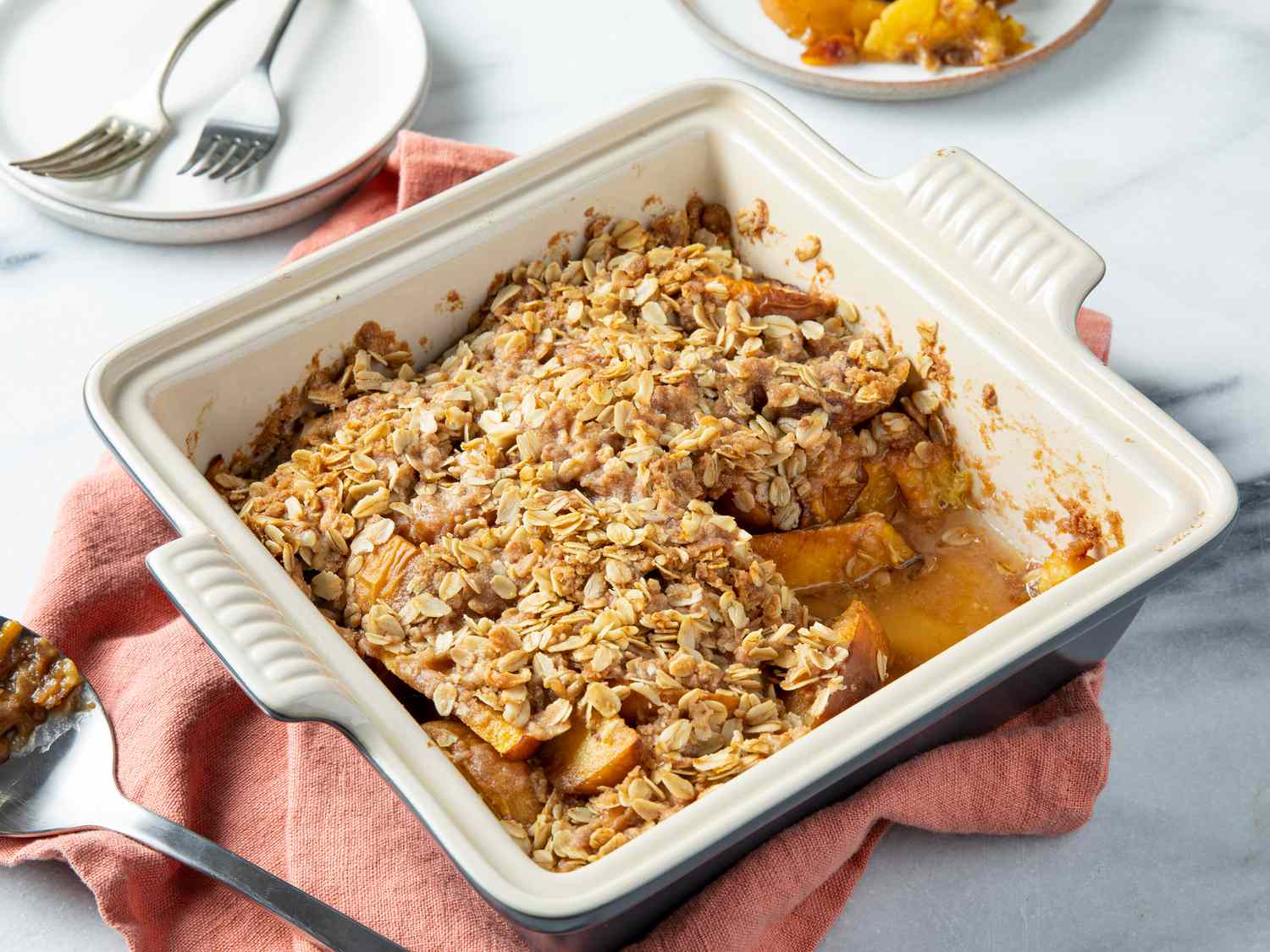 Mom's Peach Crisp Recipe