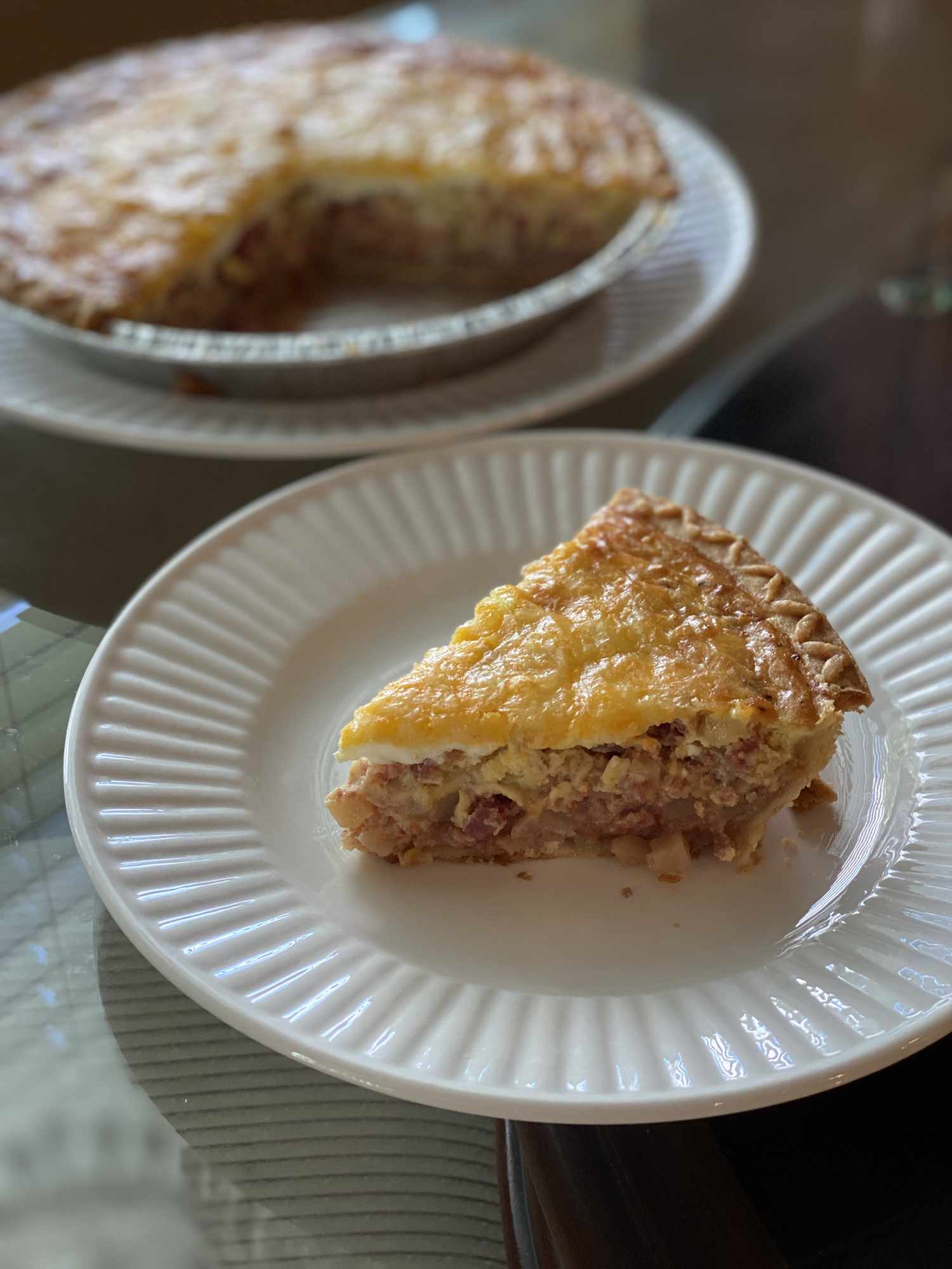 Corned Beef Hash Quiche Recipe
