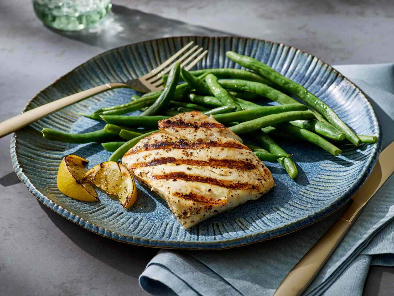 Grilled Fish Steaks Recipe