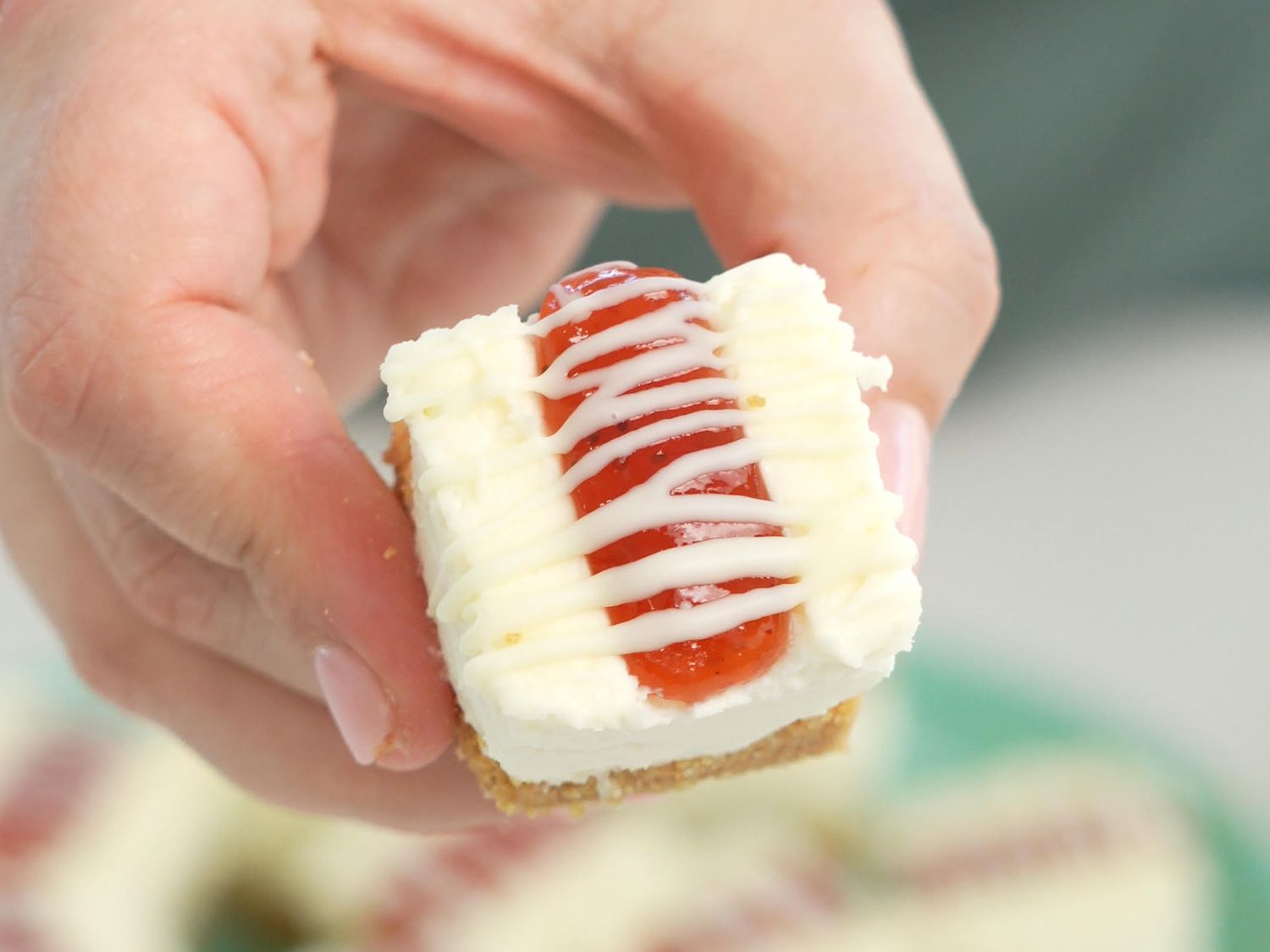 Copycat Philadelphia Strawberry Cheesecake Bites