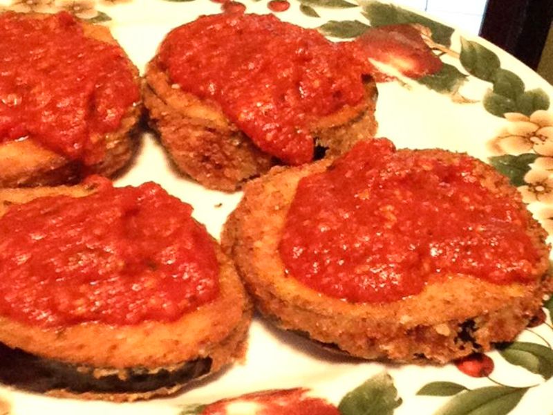 Fried Eggplant Parmesan Recipe