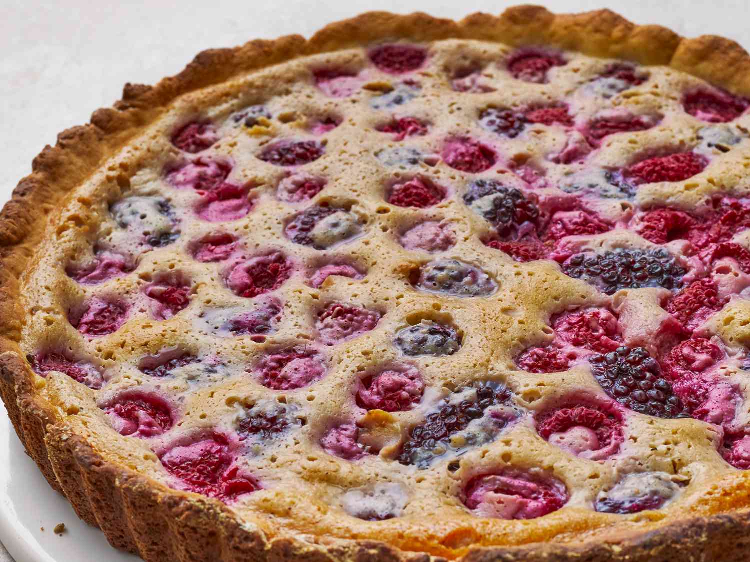 Berry Custard Pie Recipe
