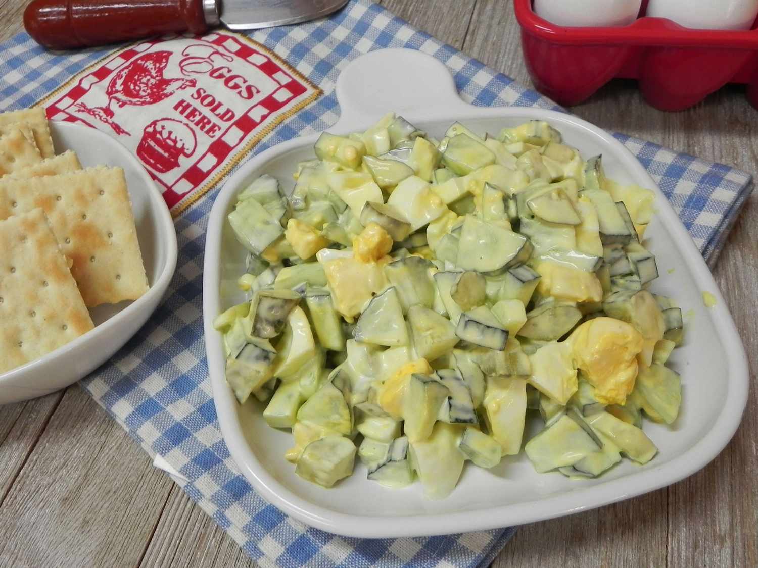 Cucumbers and Egg Salad Recipe