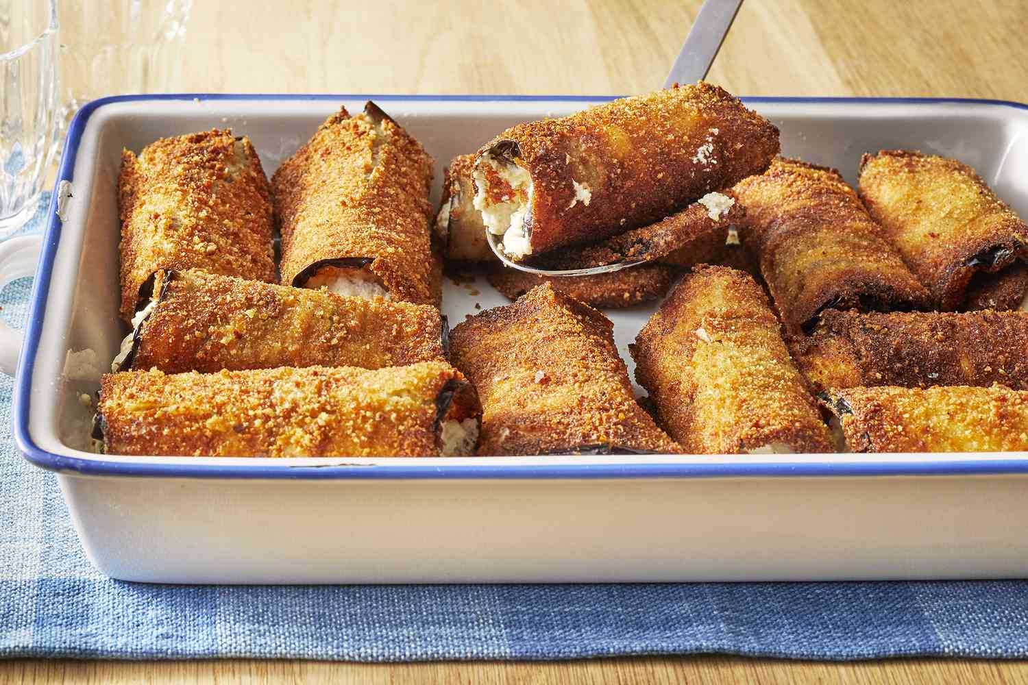 Stuffed Eggplant Parmesan Rolls Recipe