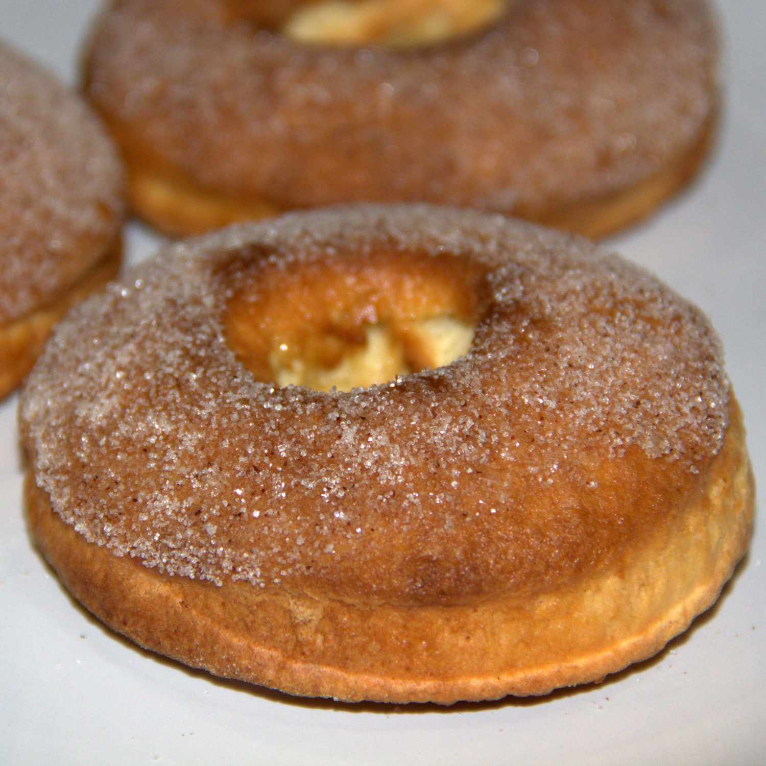 Air-Fried Cinnamon and Sugar Doughnuts Recipe