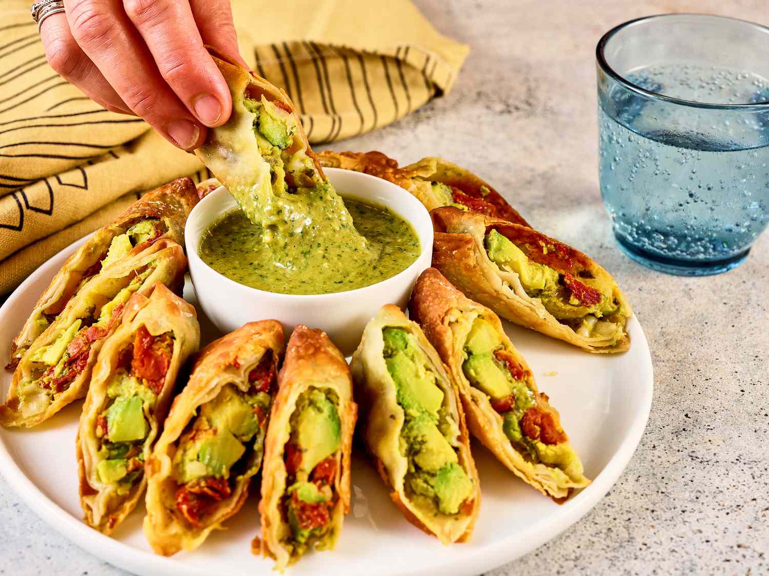 Copycat Cheesecake Factory Avocado Egg Rolls