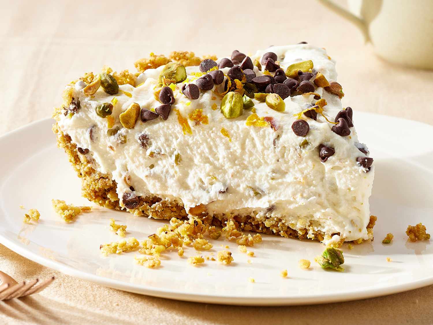 No-Bake Cannoli Pie Recipe