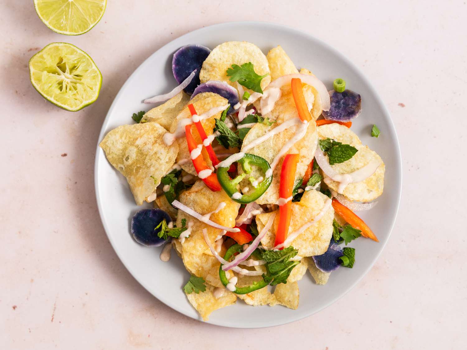 Indian Chaat-Inspired Potato Chip Salad Recipe