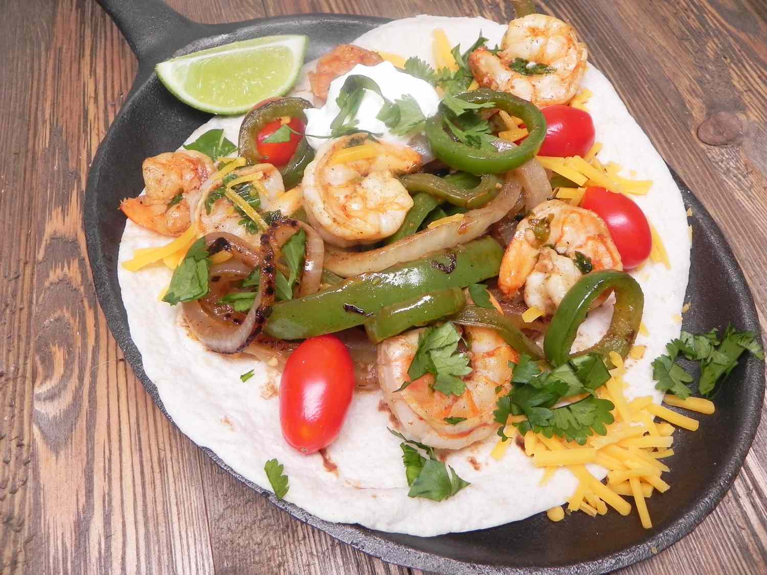 Chili-Lime Shrimp Fajitas Recipe