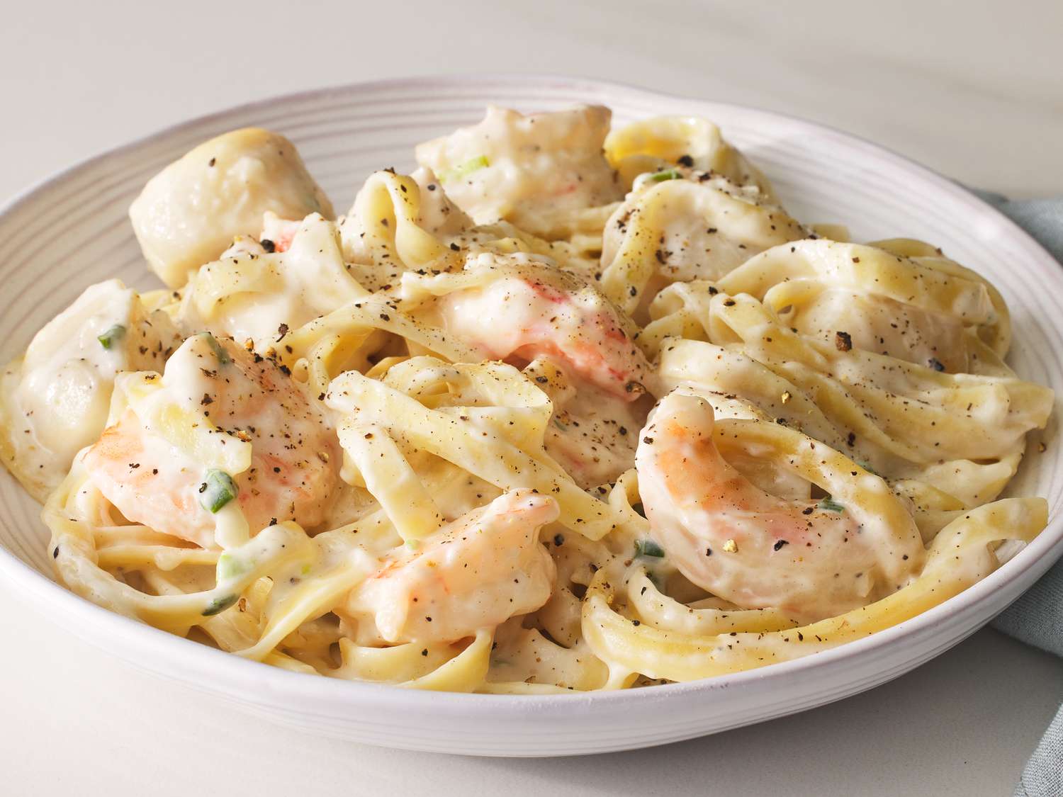 Seafood Fettuccine Recipe