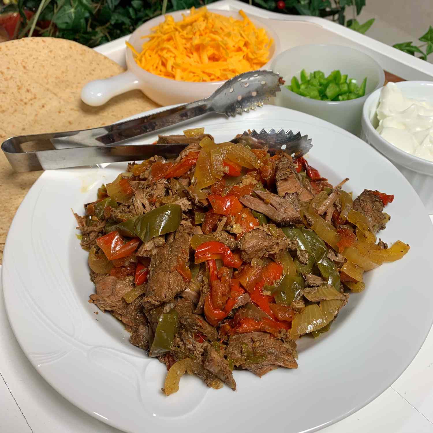Slow Cooker Steak Fajitas Recipe