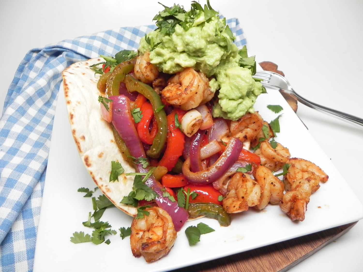 Air Fryer Shrimp Fajitas Recipe