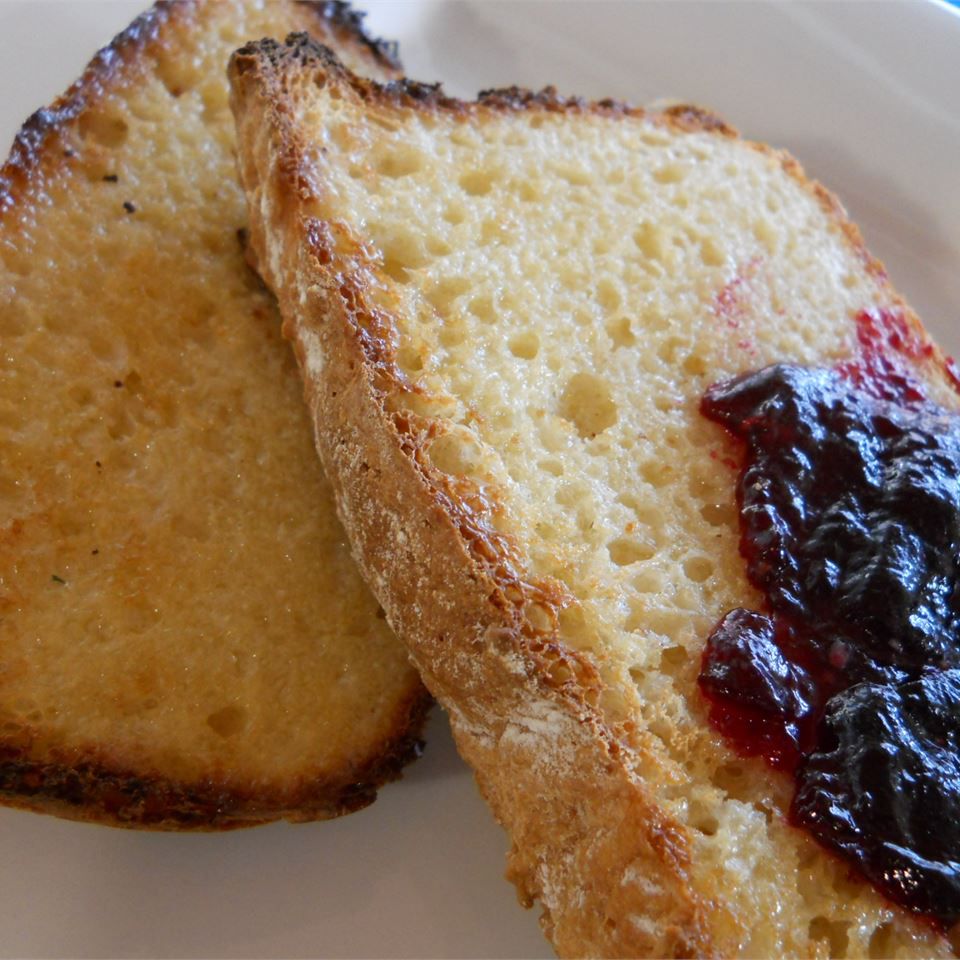No-Knead English Muffin Loaves Recipe