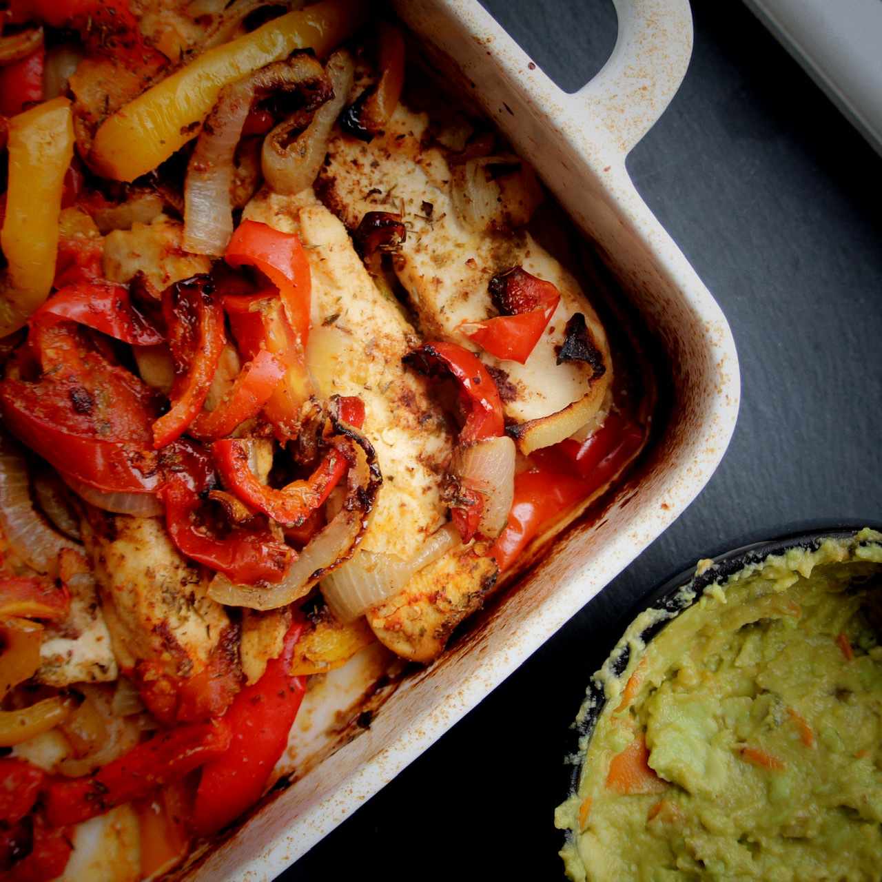 Quick and Easy Baked Chicken Fajitas Recipe