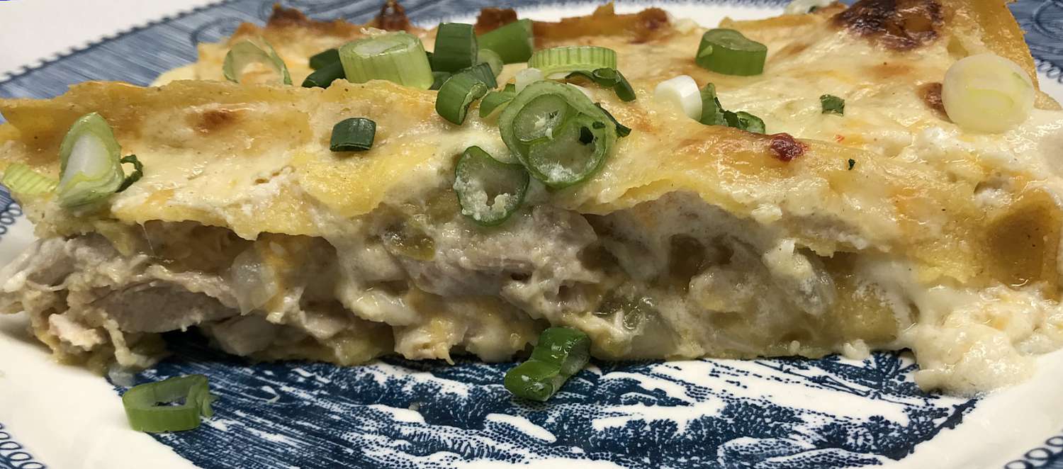 Creamy White Chicken Enchiladas Recipe