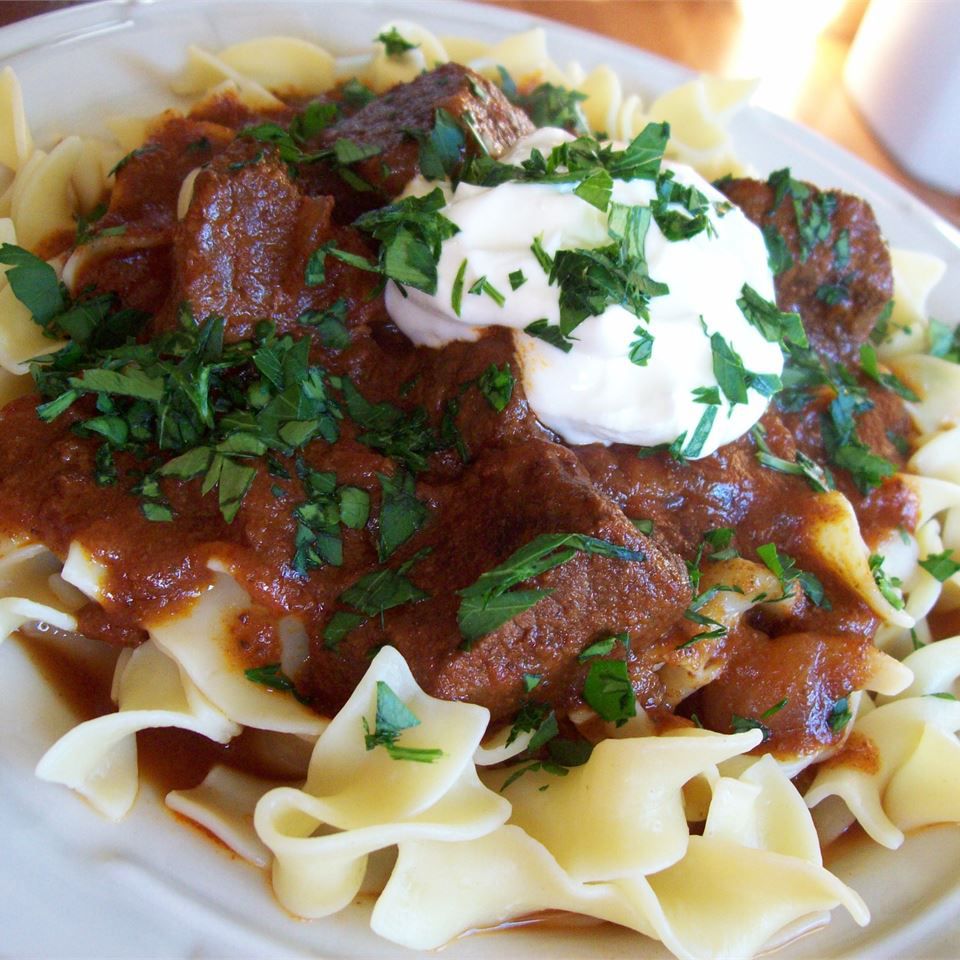 Smoked Paprika Goulash for the Slow Cooker Recipe
