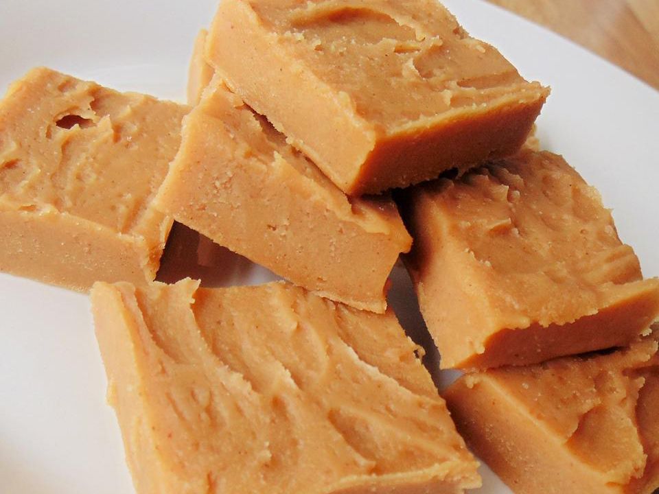 Peanut Butter Freezer Fudge (2-Ingredient) Recipe