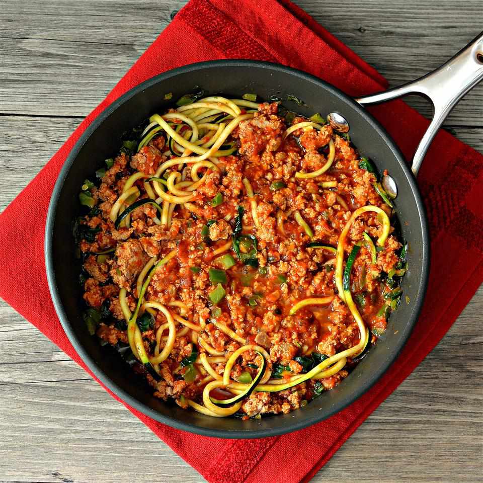 Turkey Spaghetti Zoodles Recipe