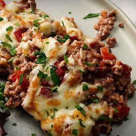 Cheesy Hamburger Rice Casserole Recipe