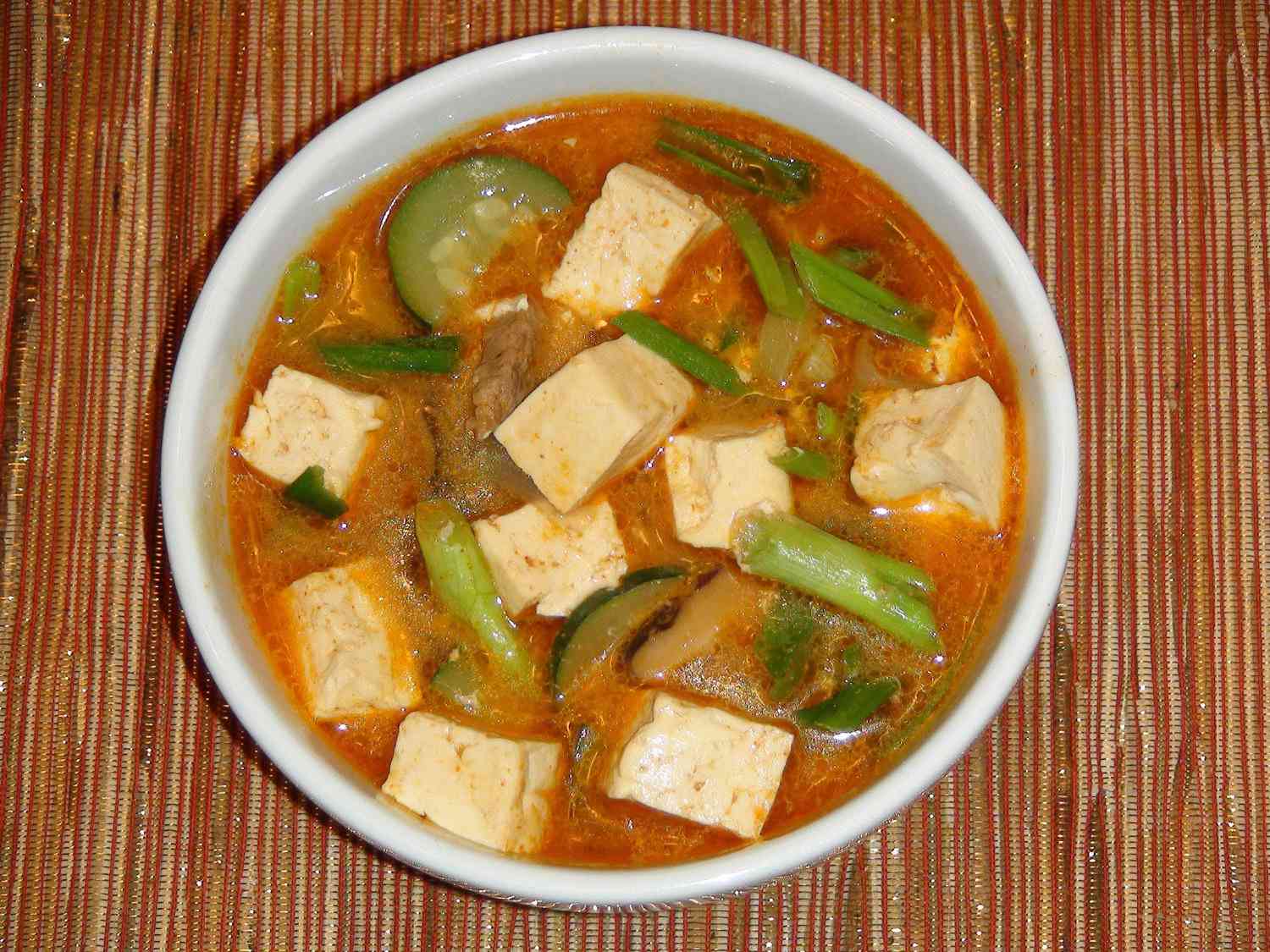 Korean Tofu and Vegetable Soup Recipe
