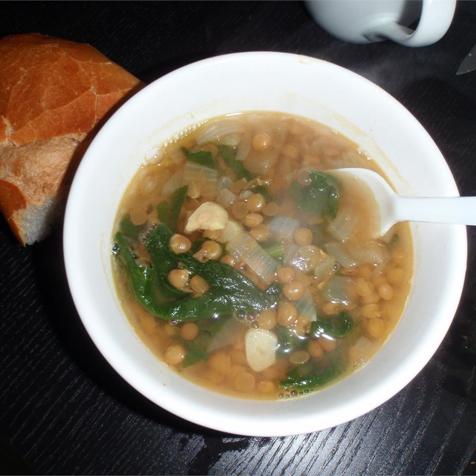 Lentil and Green Collard Soup Recipe