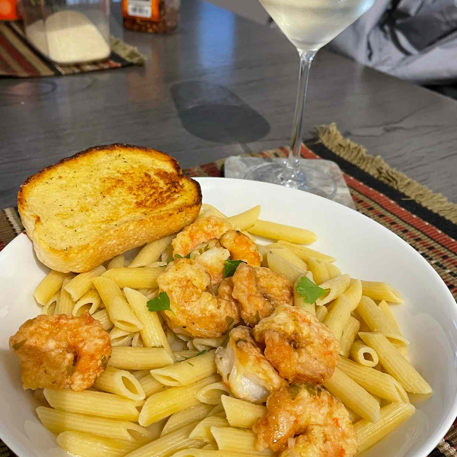 Shrimp Francese over Linguine Recipe