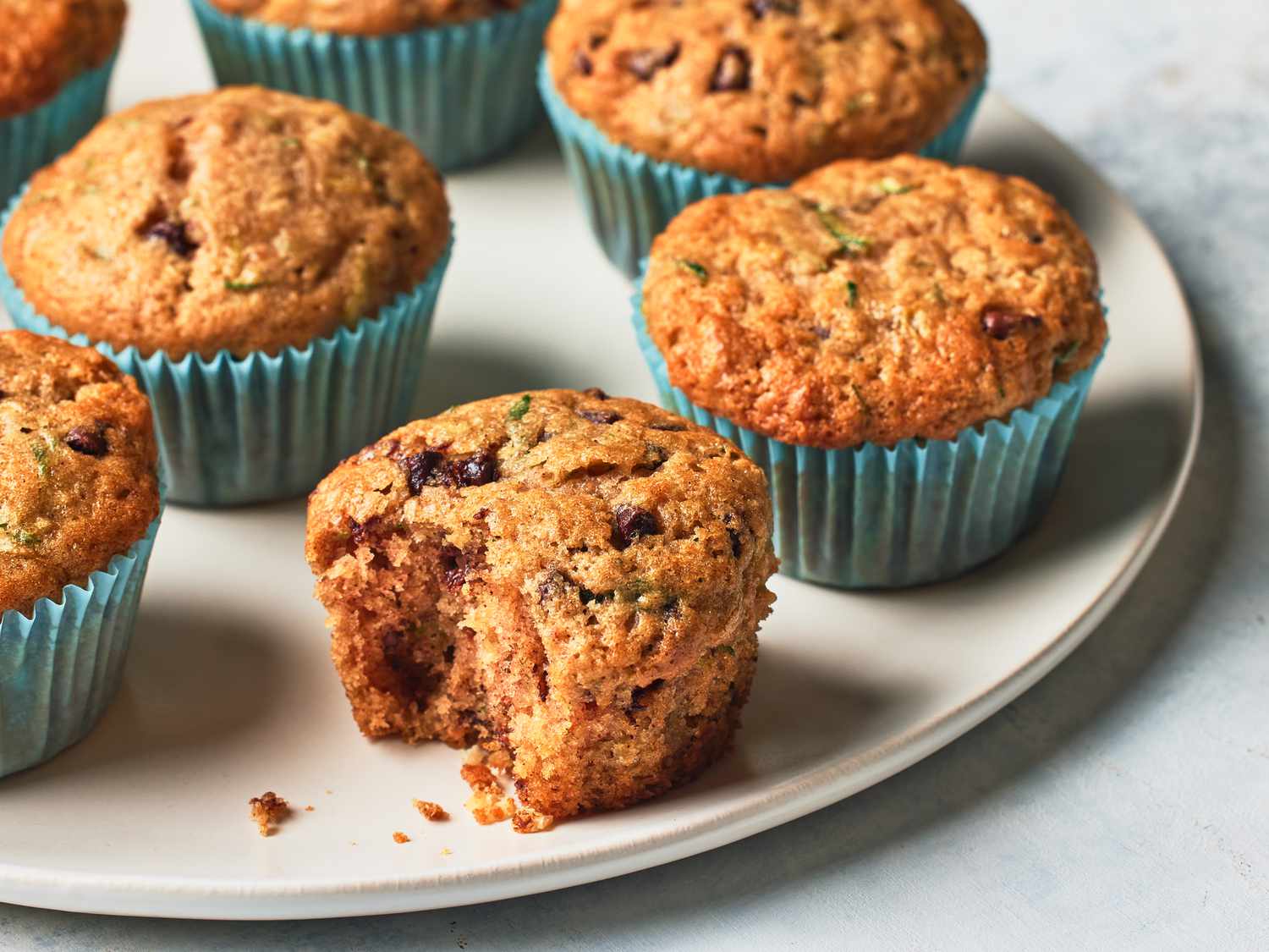 Zucchini-Chocolate Chip Muffins Recipe
