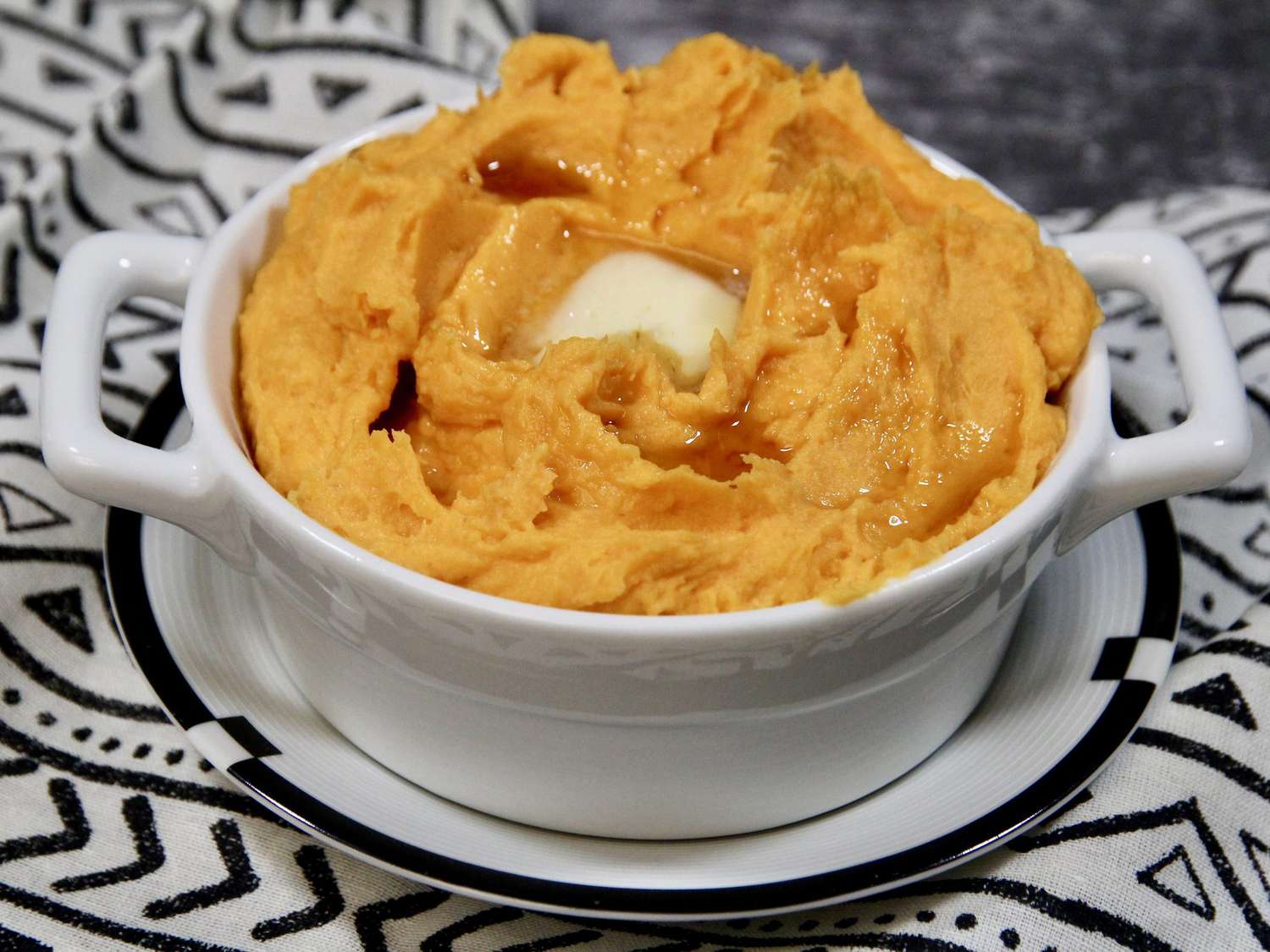 Mashed Sweet Potatoes in the Microwave Recipe