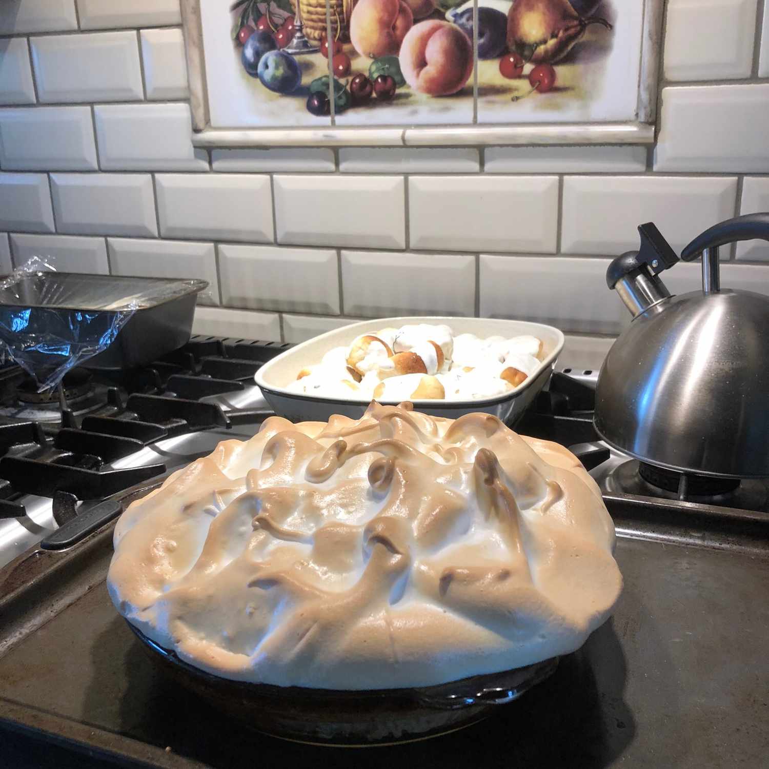 Strawberry Rhubarb Meringue Dessert Recipe