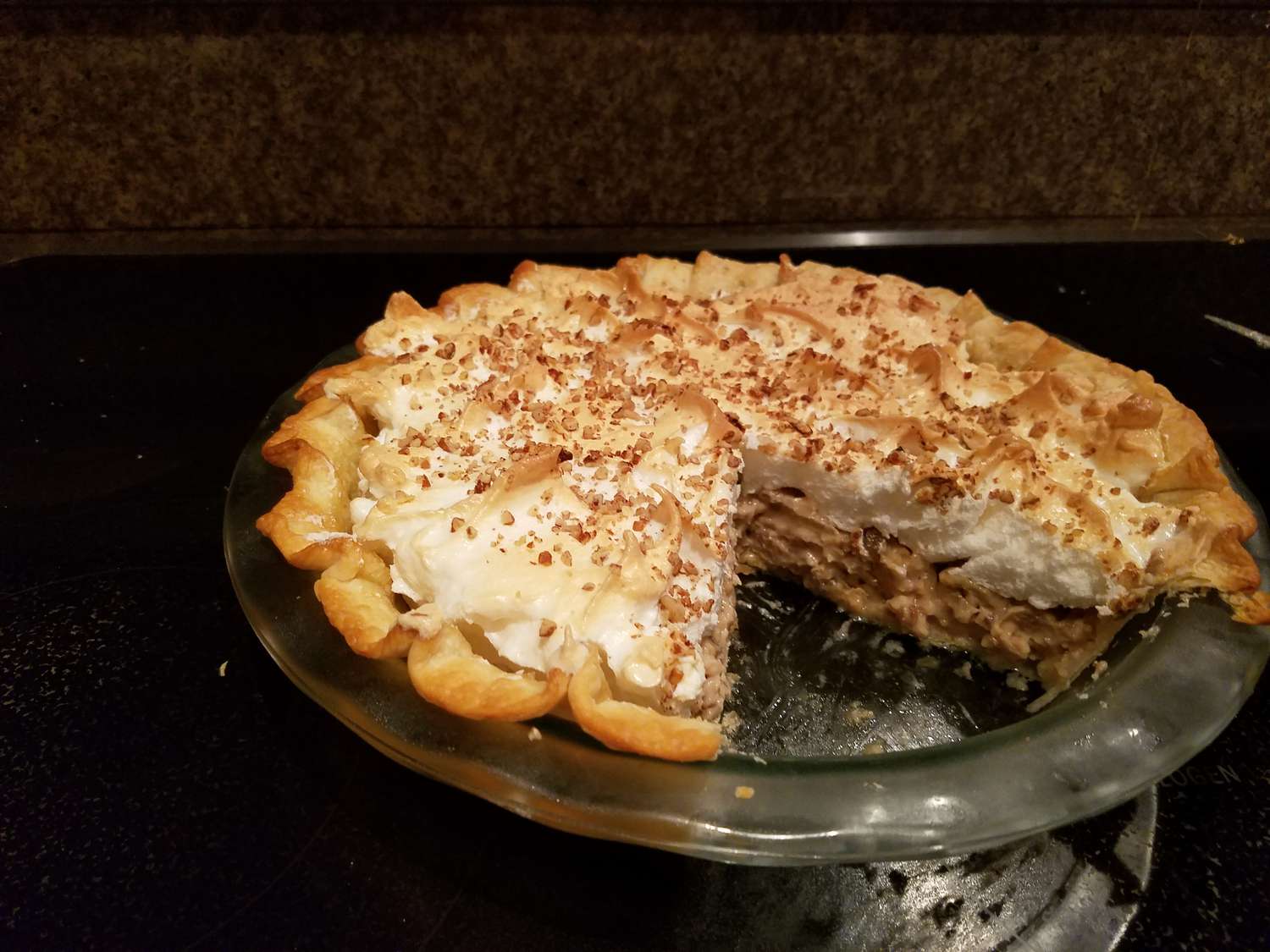 Bertha's Pecan Cream Pie Recipe