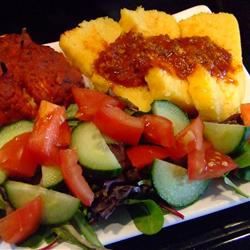 Easy Polenta with Tomato Sauce Recipe