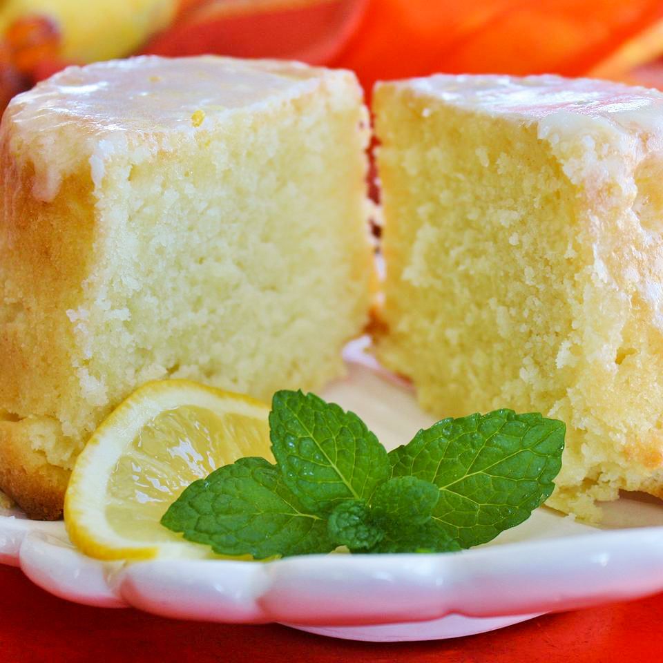 Lemon Buttermilk Pound Cake with Aunt Evelyn's Lemon Glaze Recipe