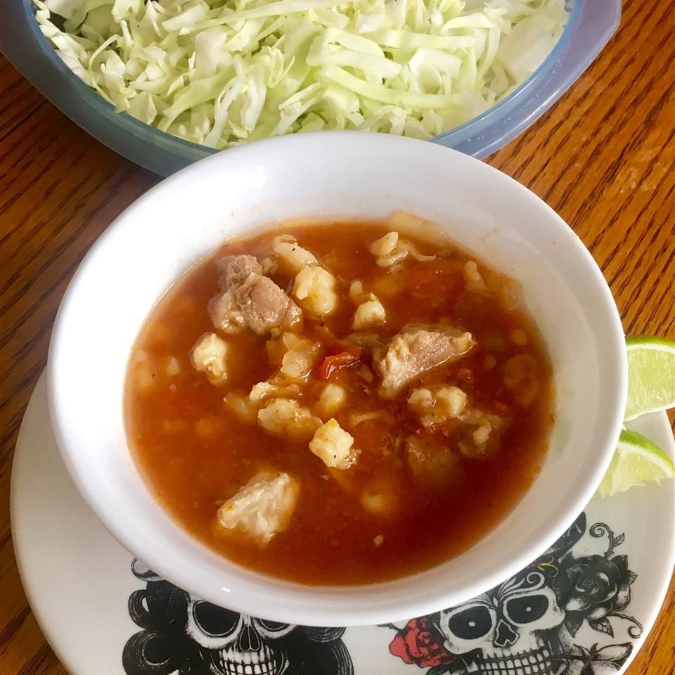 Pozole Rojo (Mexican Pork and Hominy Stew) Recipe