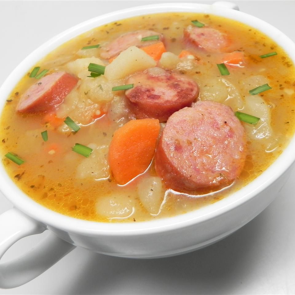 Kartoffelsuppe nach Bayrischer Art (Bavarian Potato Soup) Recipe