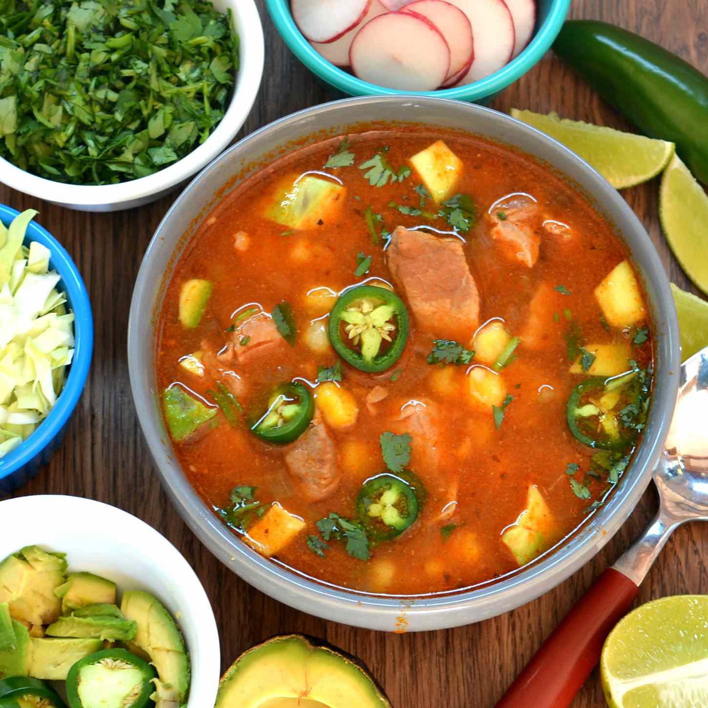 Instant Pot Red Posole Recipe
