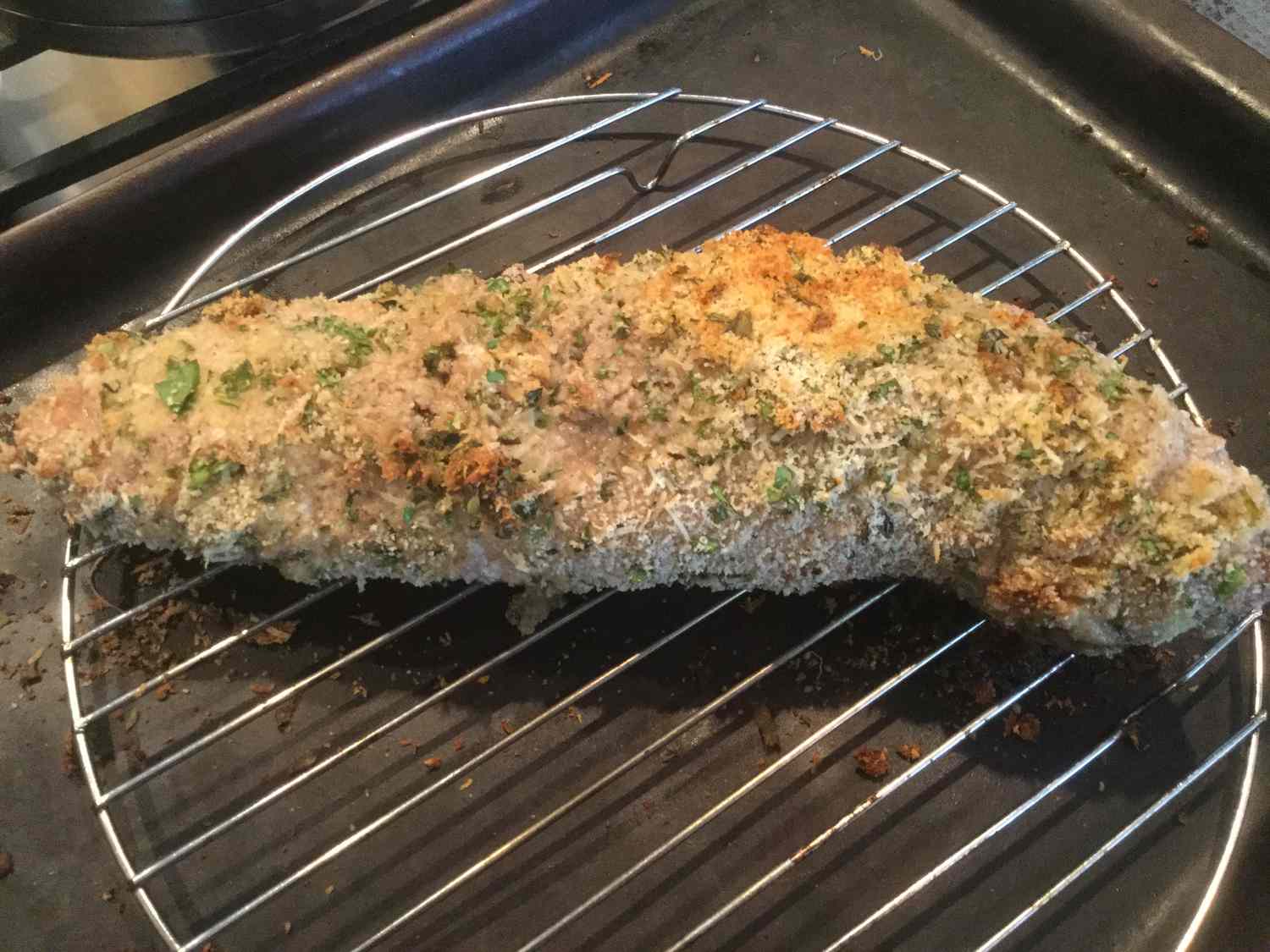 Parsley and Parmesan Crusted Pork Tenderloin Recipe