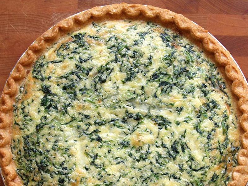 Quick Spinach Quiche Recipe