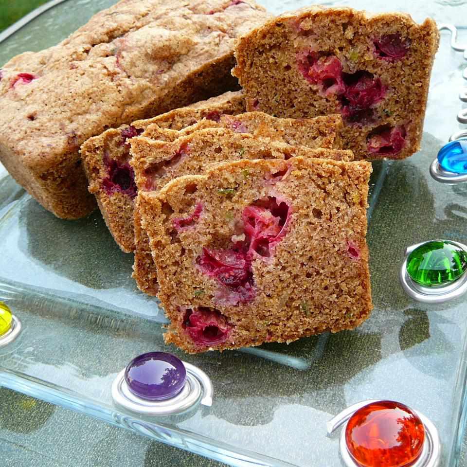Citrus Cranberry Zucchini Bread Recipe