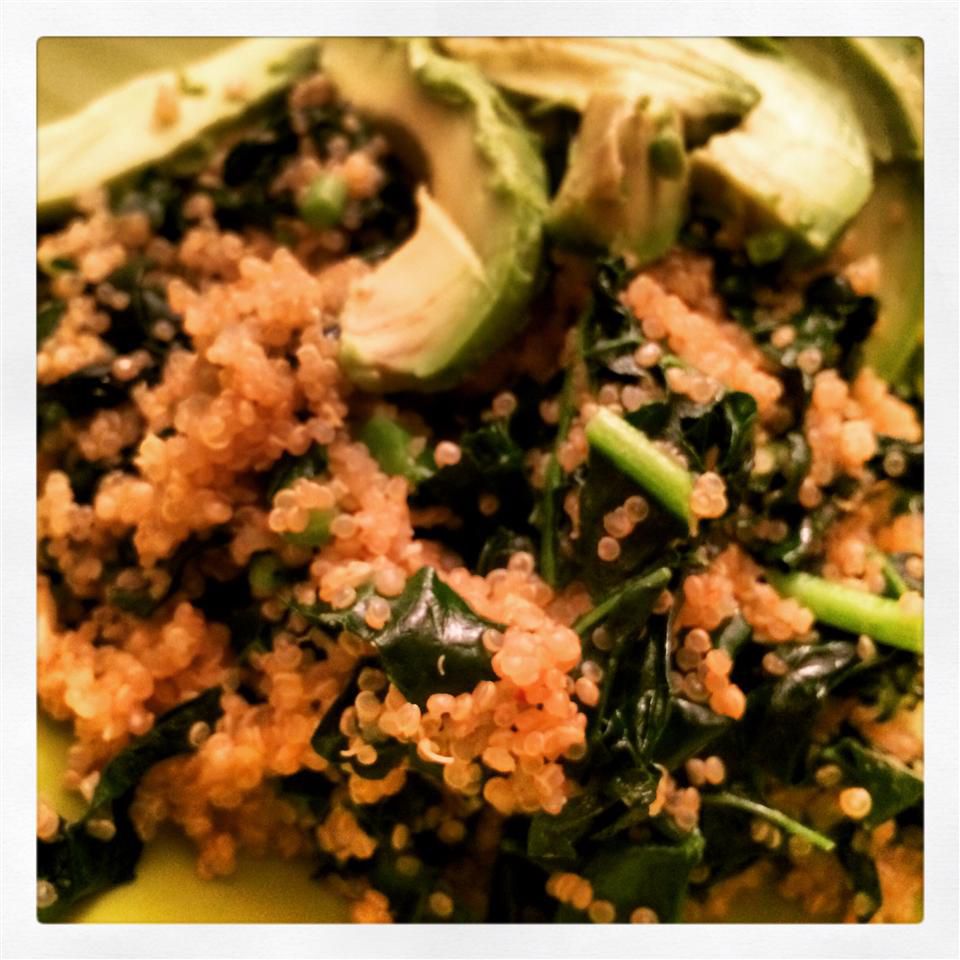 Garlic Kale Quinoa Recipe
