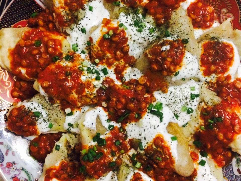 Afghan Beef Raviolis (Mantwo) Recipe
