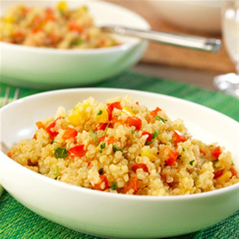 Quinoa and Pepper Pilaf Recipe